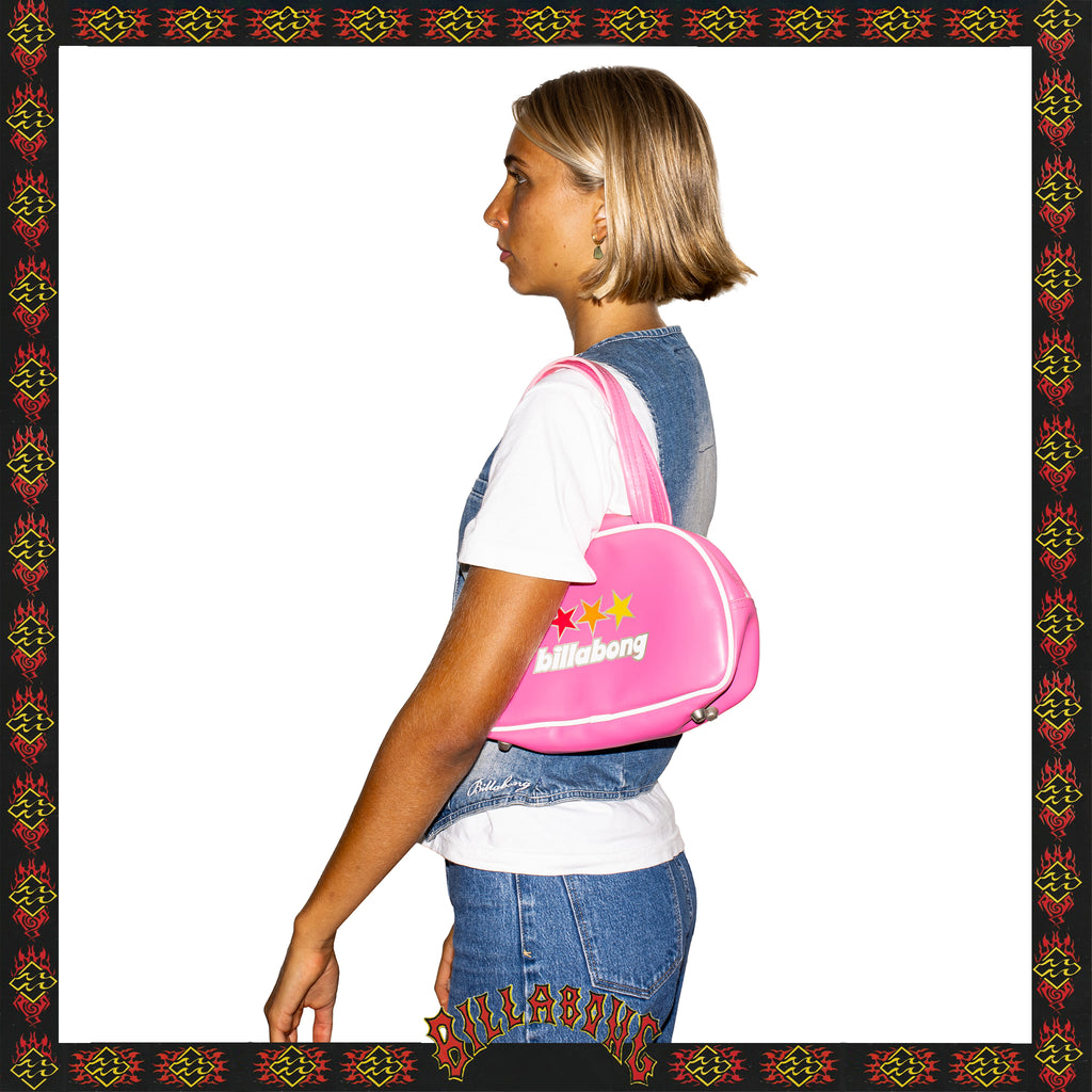 Y2K Billabong Vinyl Shoulder Bag