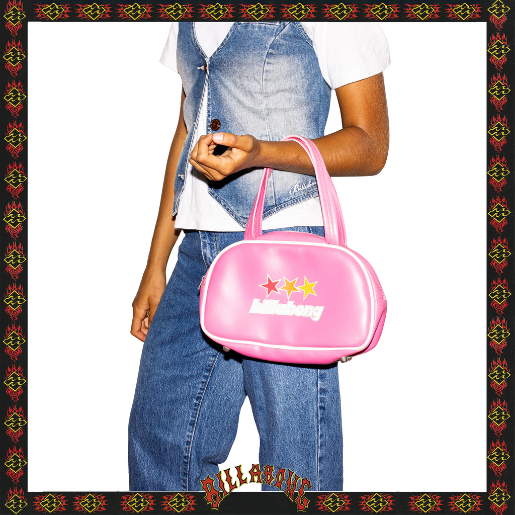 Y2K Billabong Vinyl Shoulder Bag