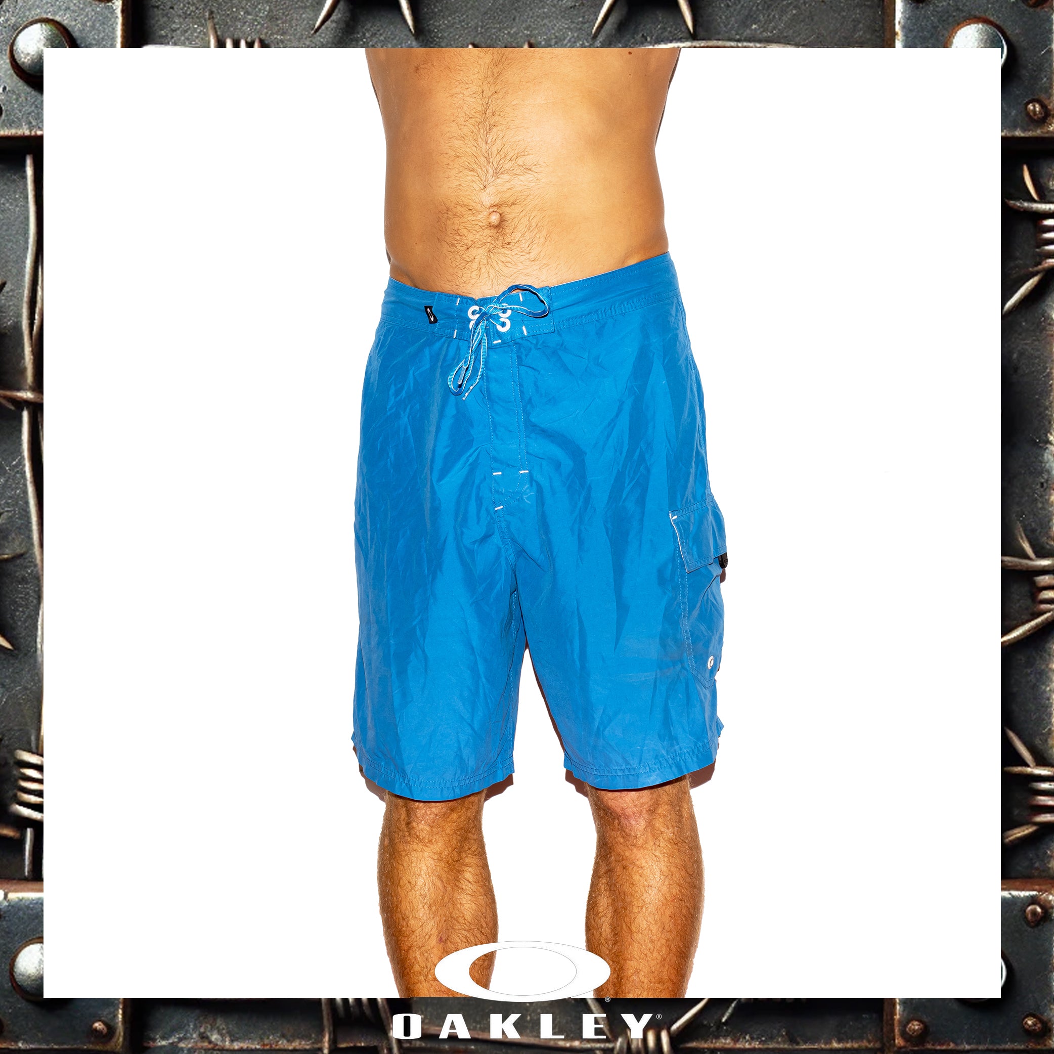Y2K Oakley "Red Tag" Vault Tech Boardies (36")