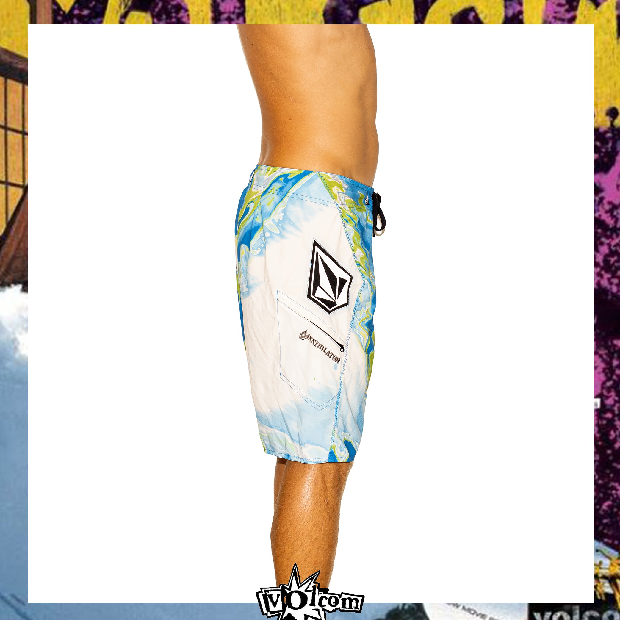 Y2K Volcom "Mitch Coleburn - Annihilator Signature Series" Boardies (32")