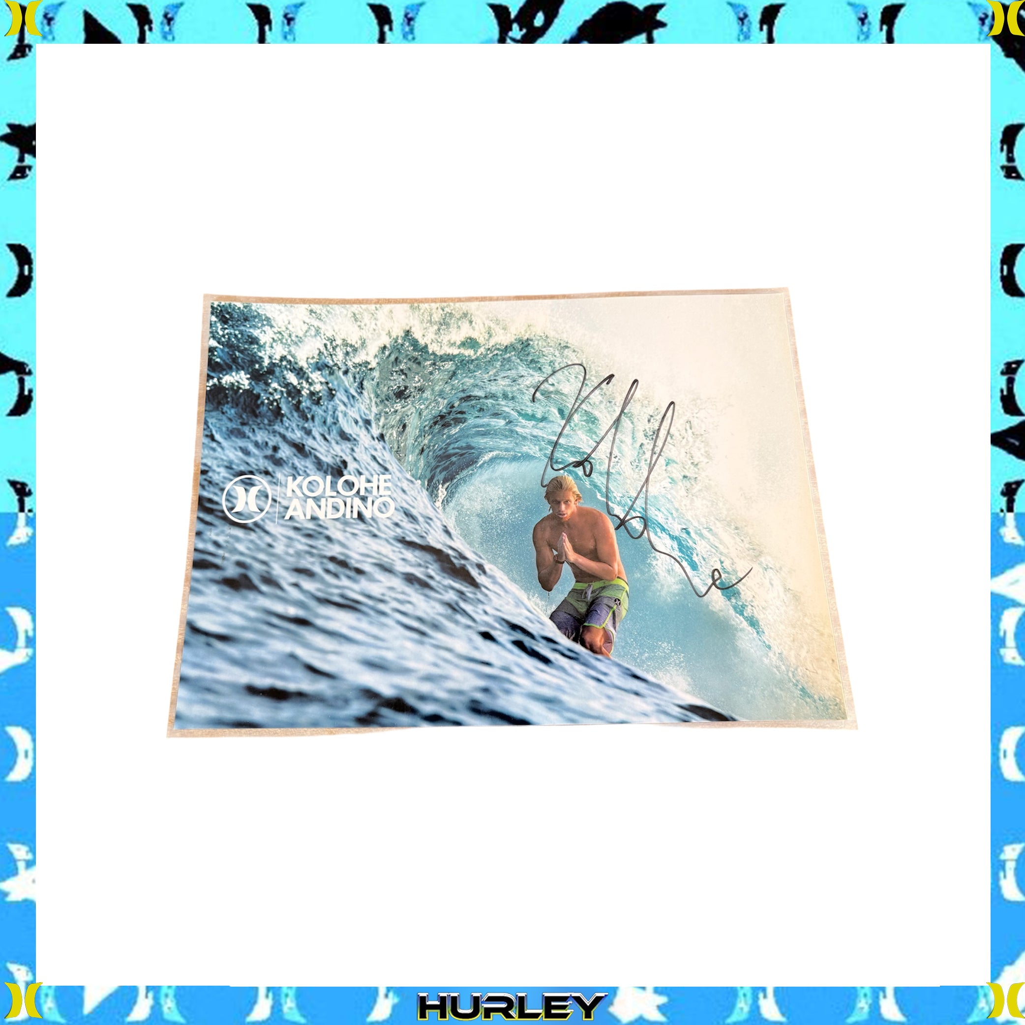 Hurley "Kolohe Andino - Signed" Poster (Laminated)