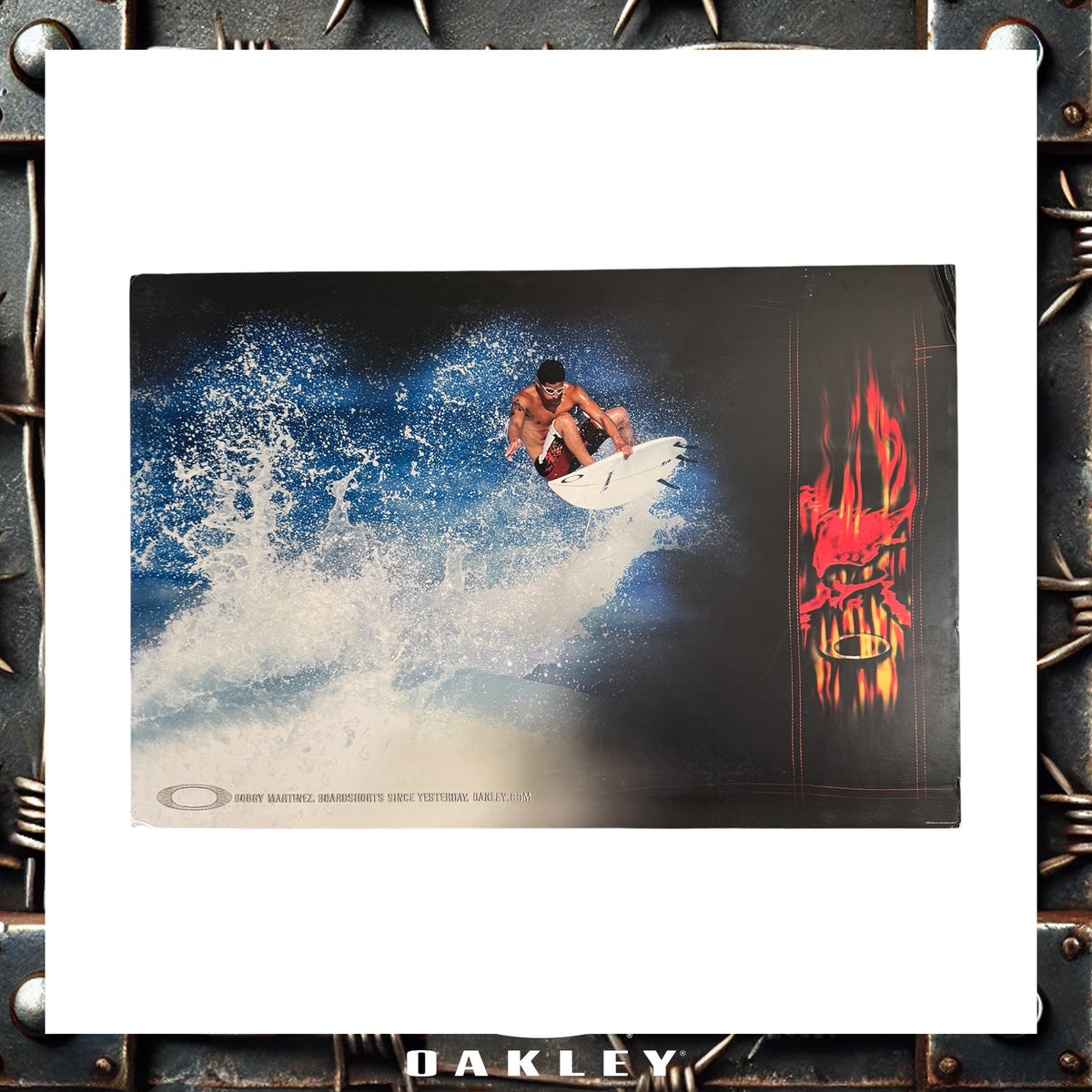 2002 Oakley "Bobby Martinez - Boardshorts" Foamboard Poster (26.5"x40")