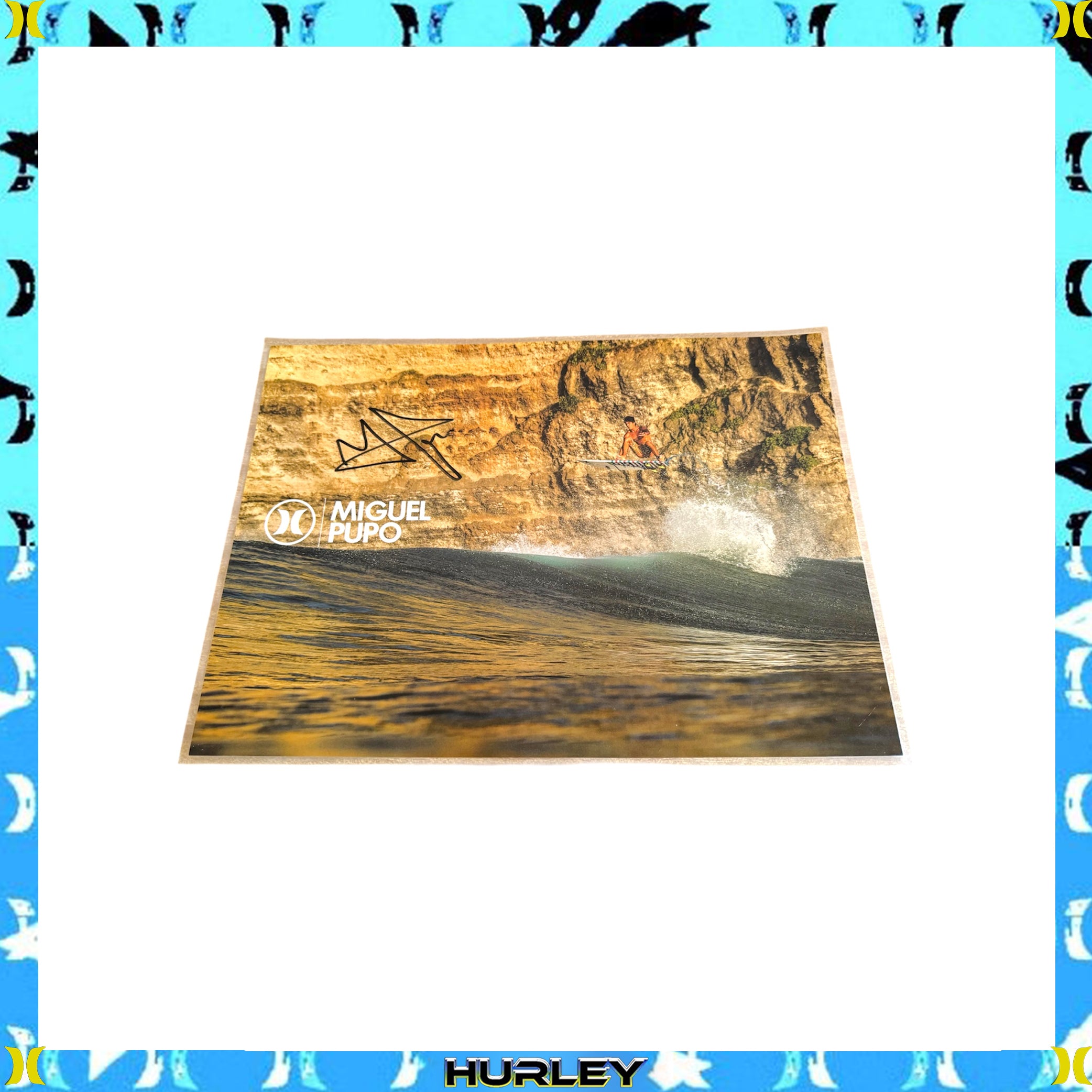 Hurley "Miguel Pupo - Signed" Poster (Laminated)