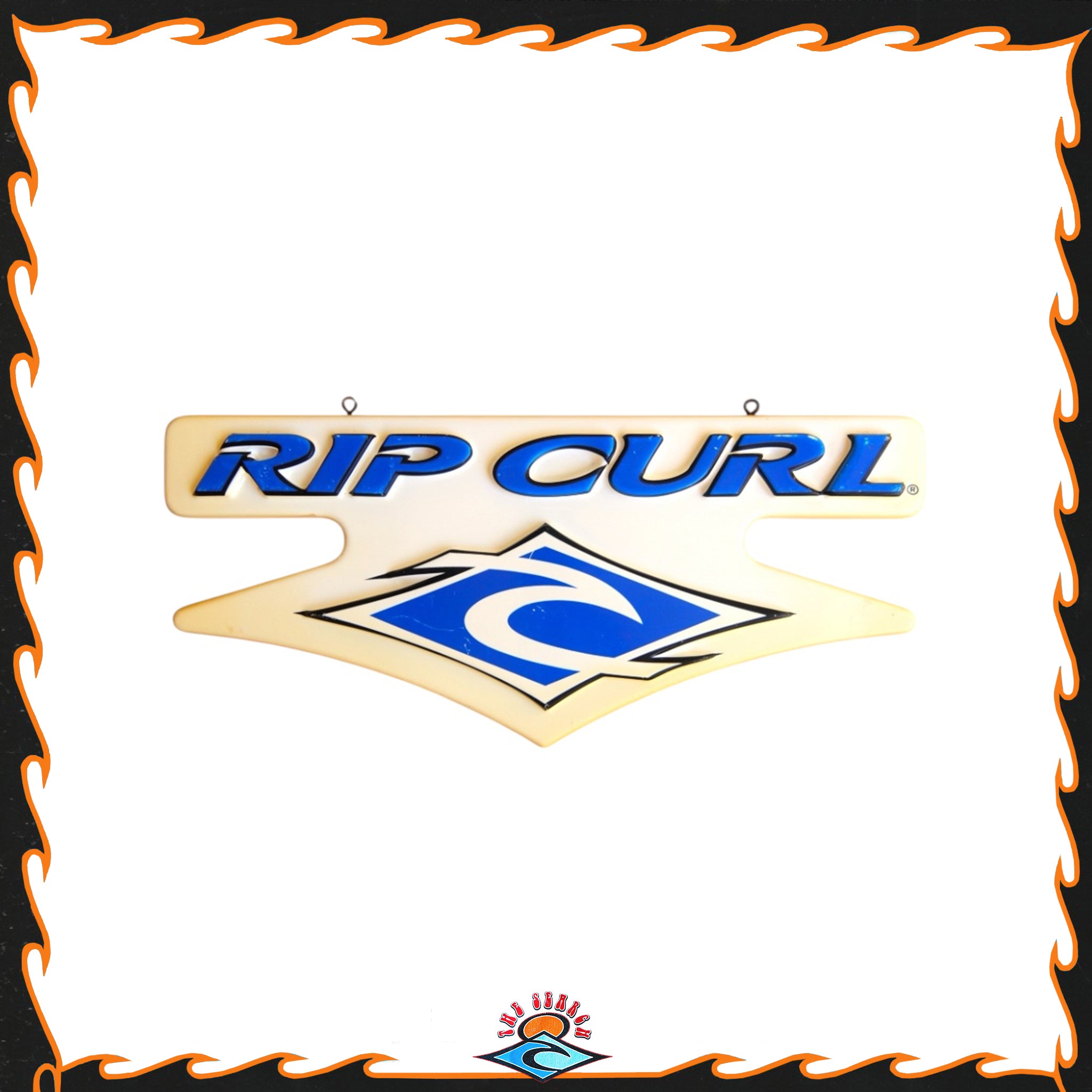 1995 Rip Curl "Double Sided" Hanging Shop Display Sign
