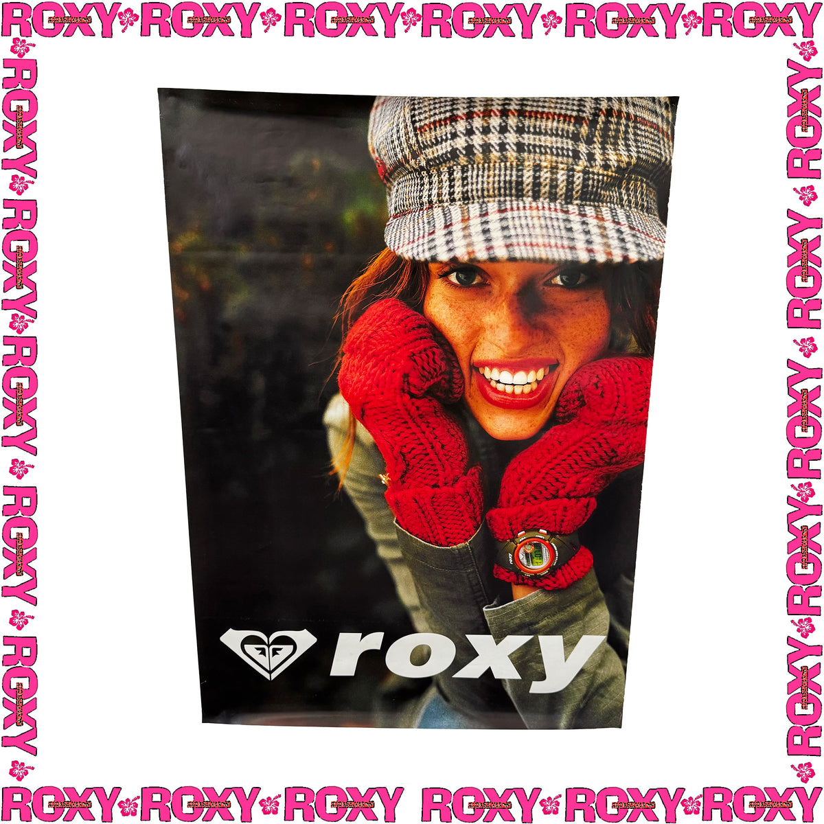 Y2K Roxy "Winter" Giant Advertisement Poster (40.5"x28.5")
