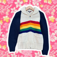 Load image into Gallery viewer, 1990&#39;s Roxy Rainbow Cardigan (M)
