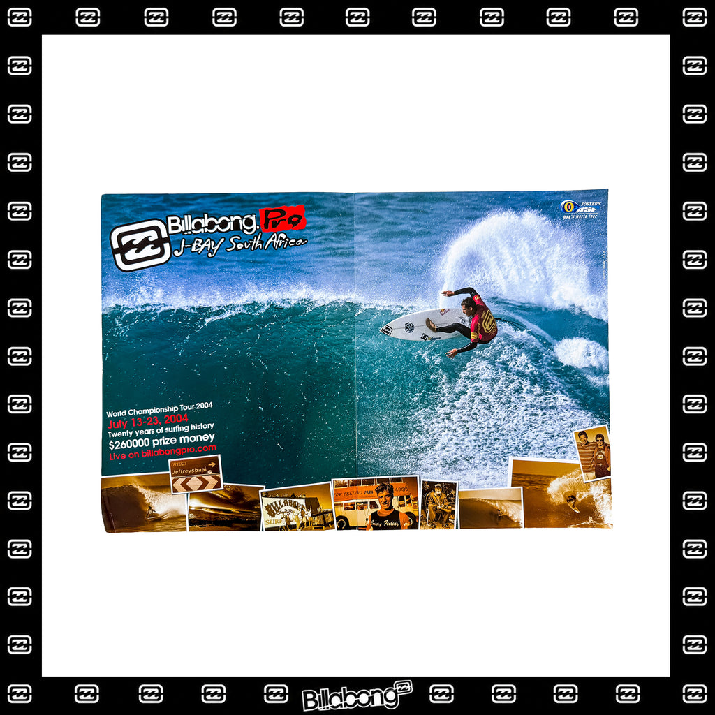 Y2K Billabong Pro "Andy Irons - J Bay South Africa" Poster
