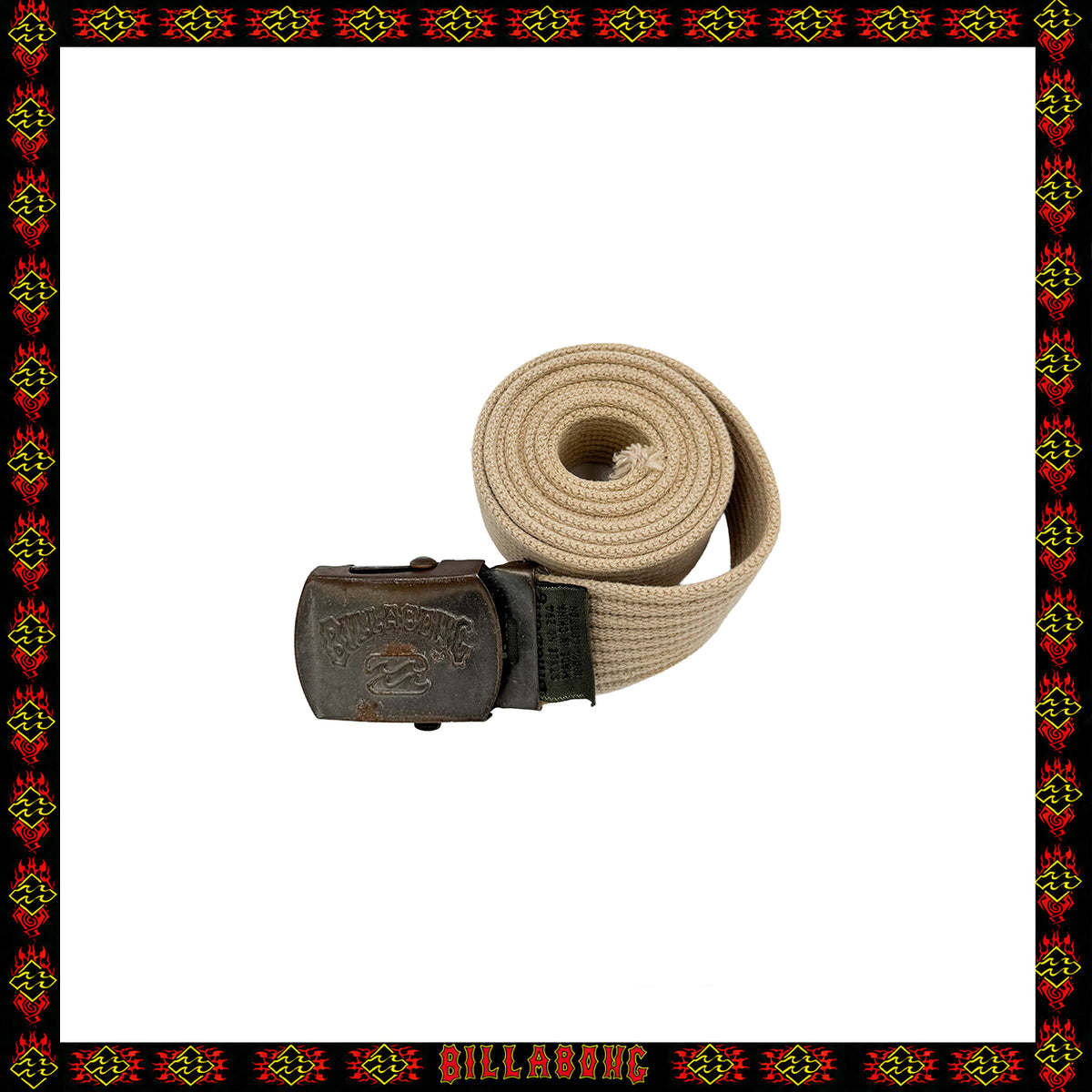 1996 Billabong Canvas Belt