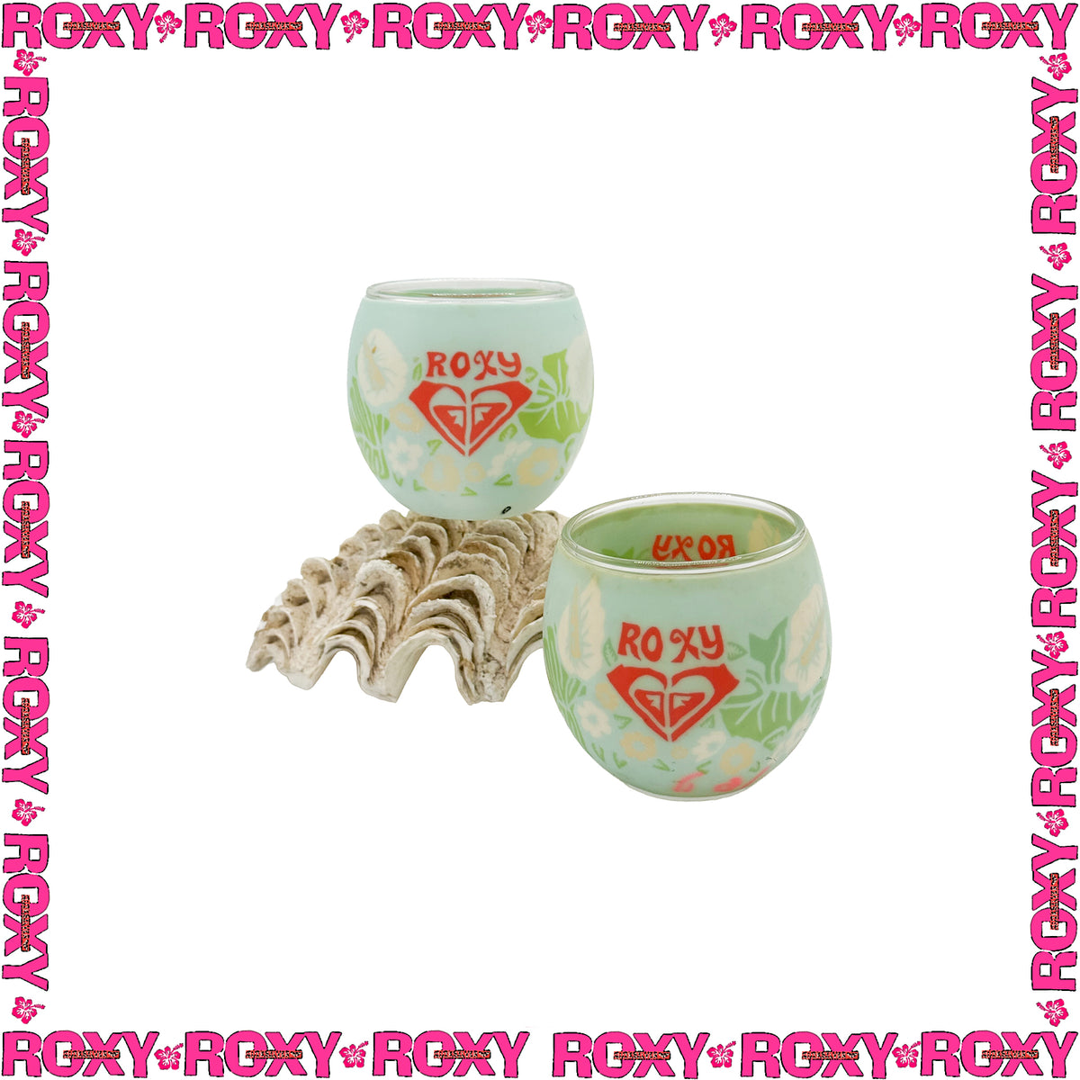 90's Roxy Tea Candle Holders