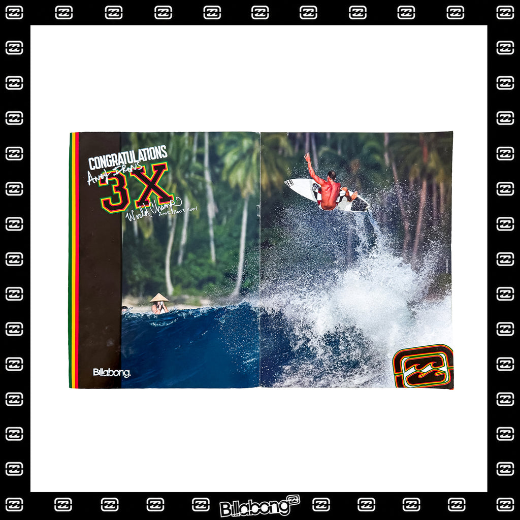 Y2K Billabong "Andy Irons - 3x World Champ" Poster