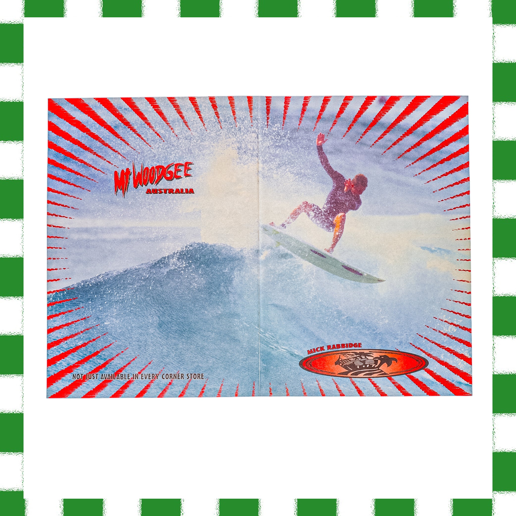 1990's Mt Woodgee "Mick Rabbidge" Poster (A3)