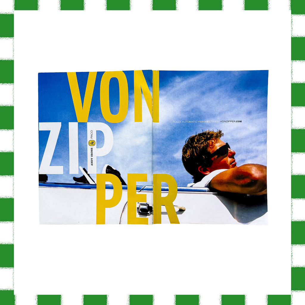 Y2K Von Zipper "Andy Irons" Poster