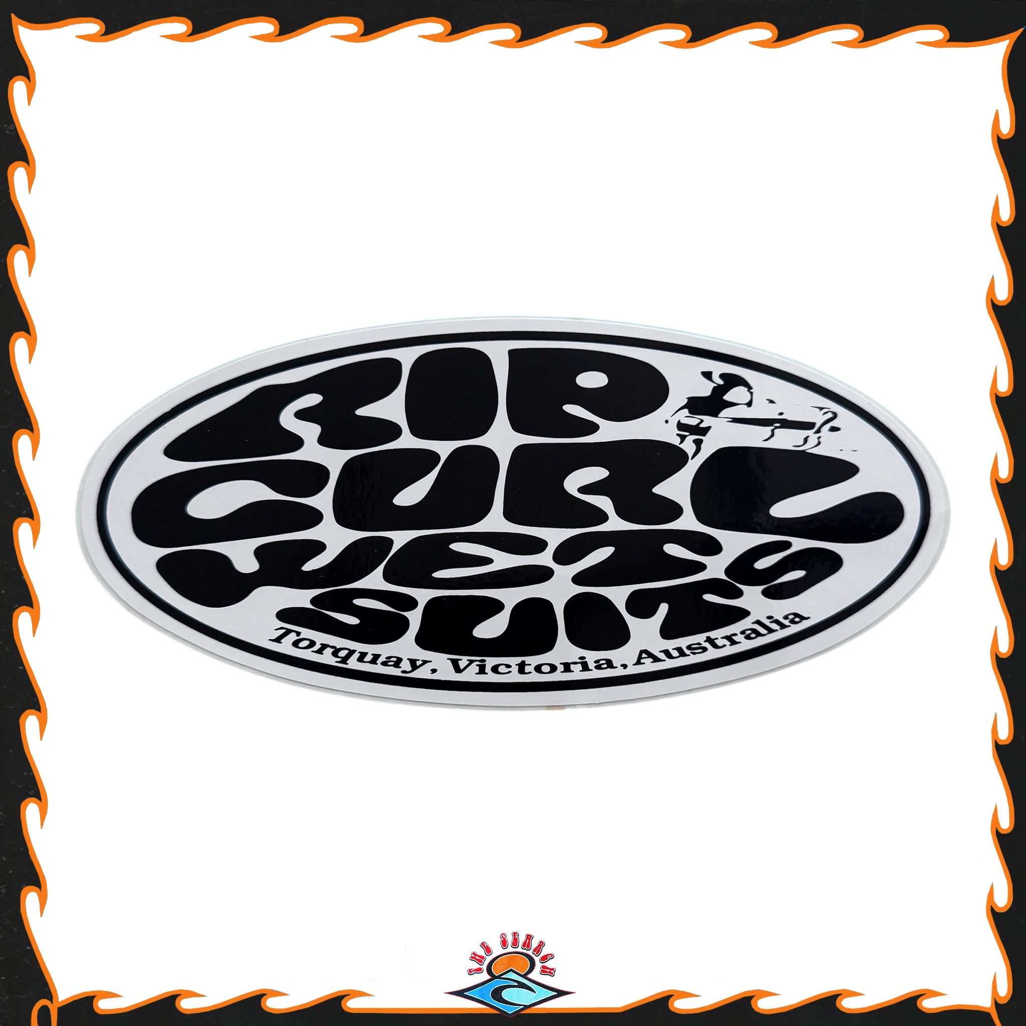 1990's Rip Curl Sticker (L)