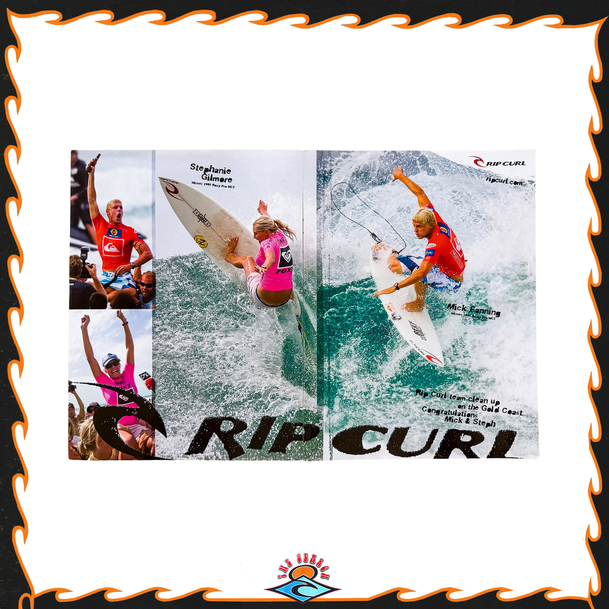 Y2K Rip Curl "Mick Fanning & Steph Gilmore" Poster