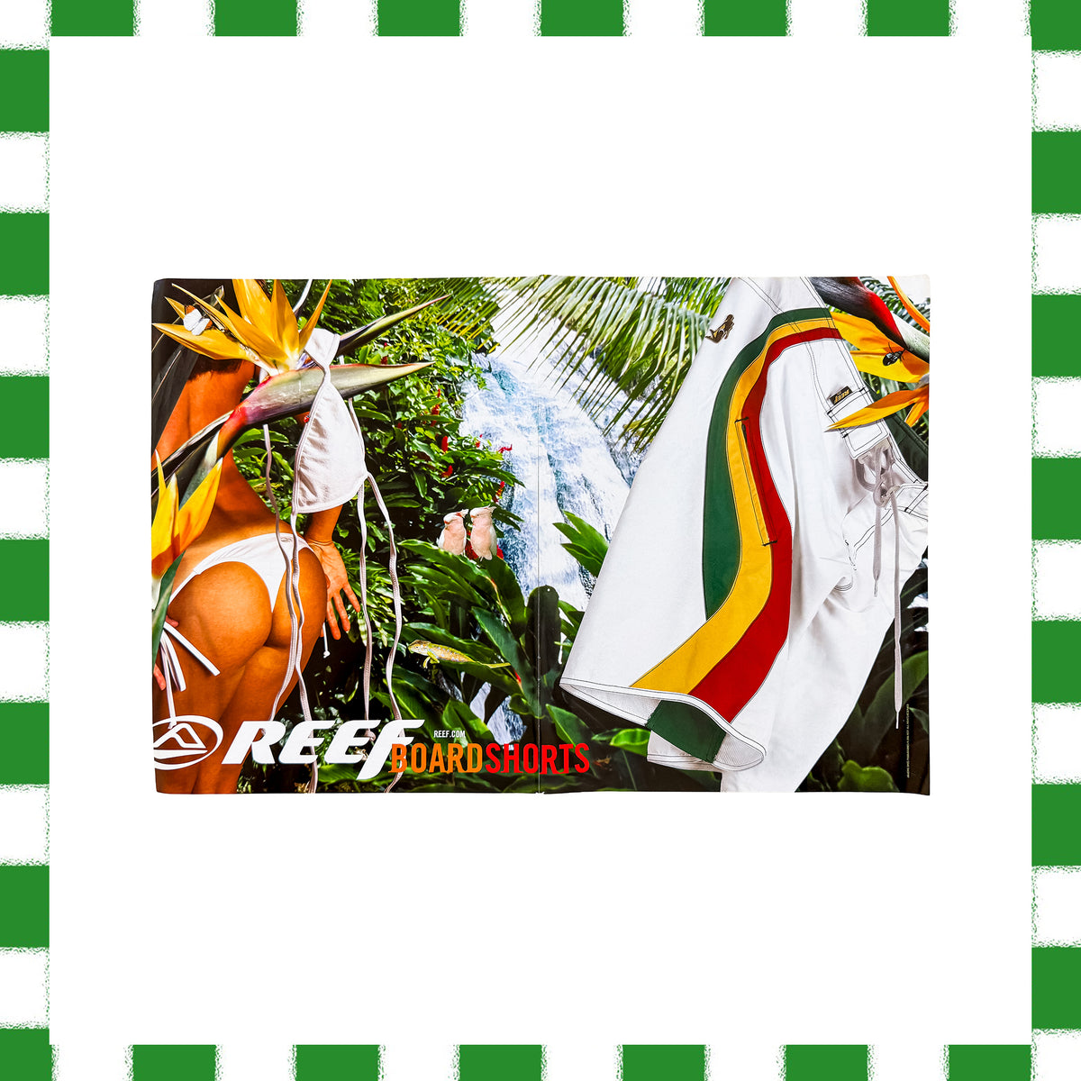 Y2K Reef Boardshorts Poster