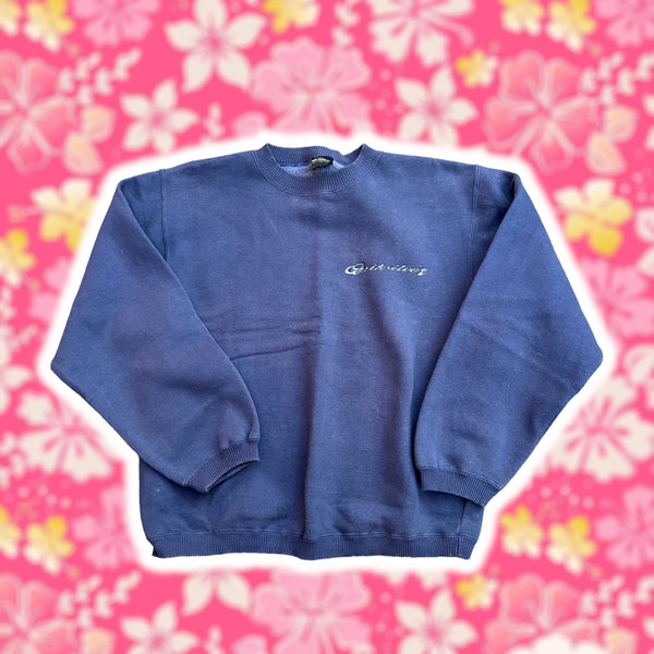 1990's Quiksilver Spellout Graphic Sweatshirt (S)