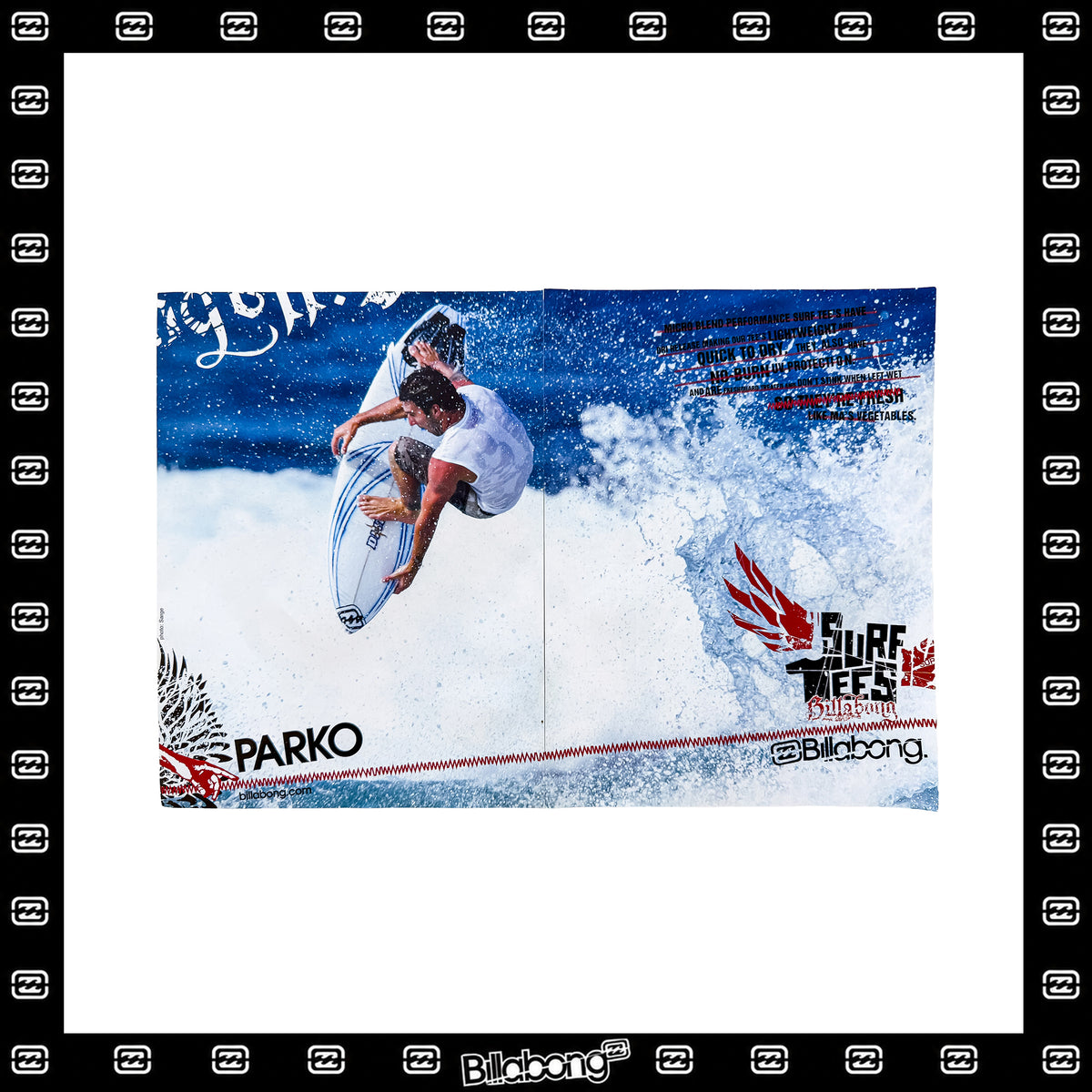Y2K Billabong "Joel Parko" Poster