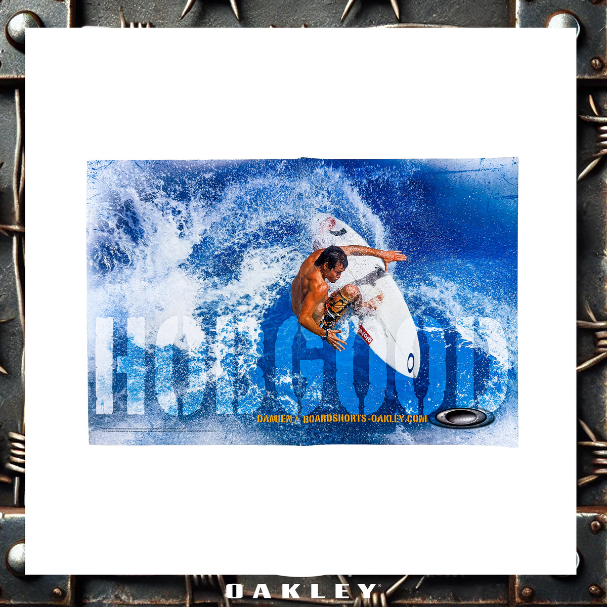 Y2K Oakley "Damien Hobgood" Poster